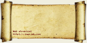 Antonije Debeljak vizit kartica